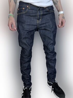 NWOT purple brand rai p001 Slim Jeans 31w 33inseam raw selvedge unwashed unworn